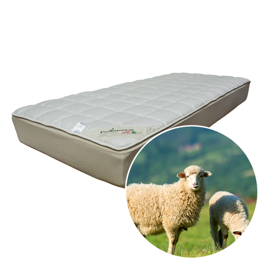 Naturspann Unterbett Schafschurwolle 600g/m²