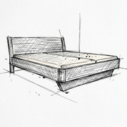 Swing Schwebebett Rundecke Trapezplatte