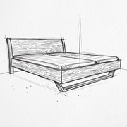 Swing Schwebebett Gehrungsecke Kufe