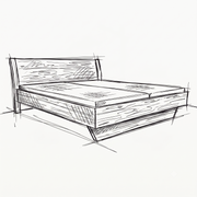 Swing Schwebebett Gehrungsecke Trapezplatte