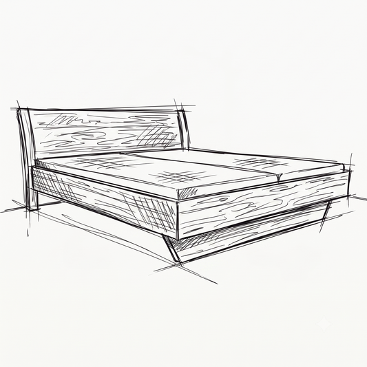 Swing Schwebebett Gehrungsecke Trapezplatte
