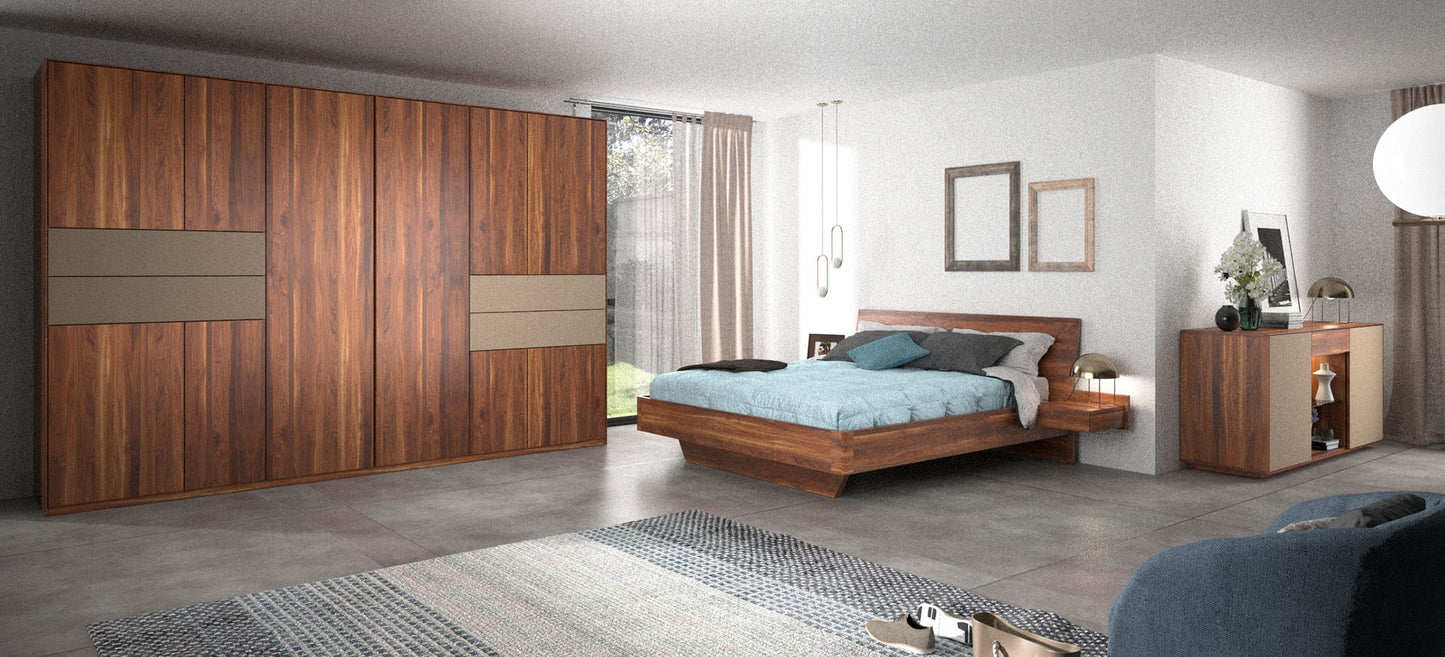 Tenso Schwebebett mit Ablage und Rundecke